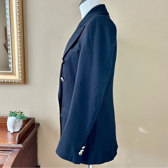 ZARA Double Breasted Blazer Jacket Black Blogger Favorite Size Small S - Picture 10 of 16